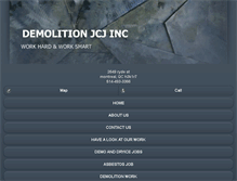 Tablet Screenshot of jcjohnsondemolition.com